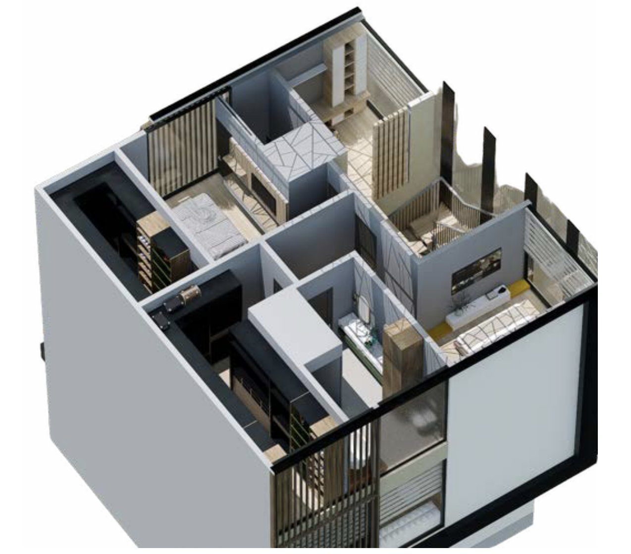 3rd Floor — Japandi suite view