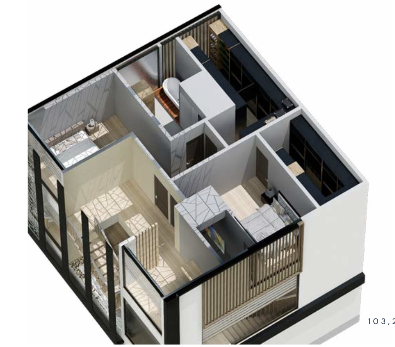 3rd Floor — Service side