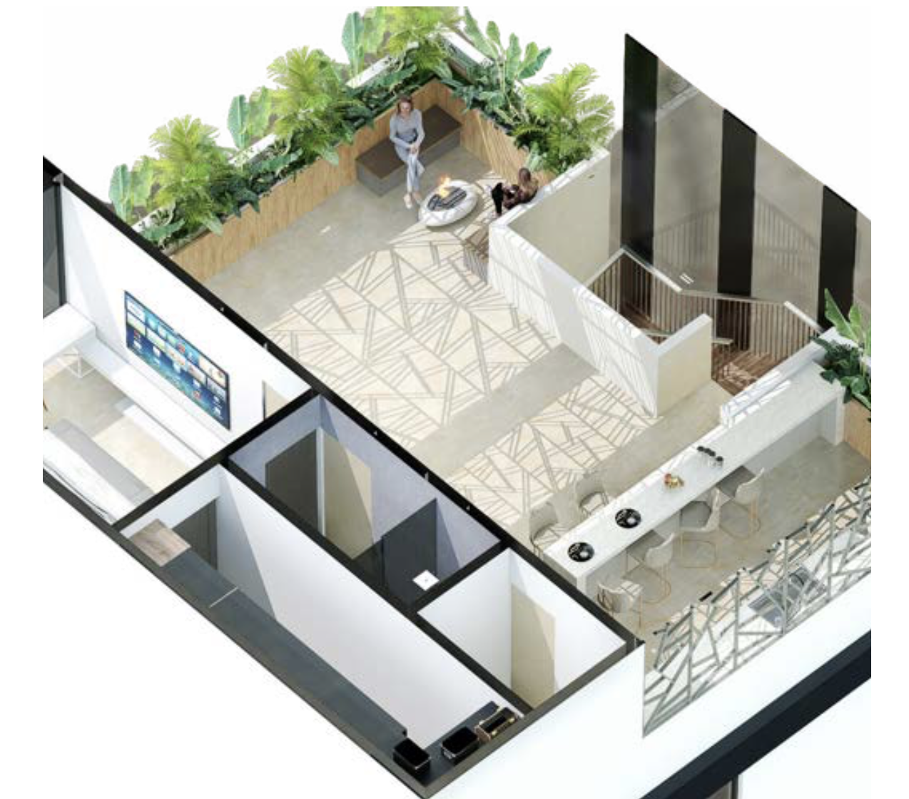 Terrace — Entertainment layout