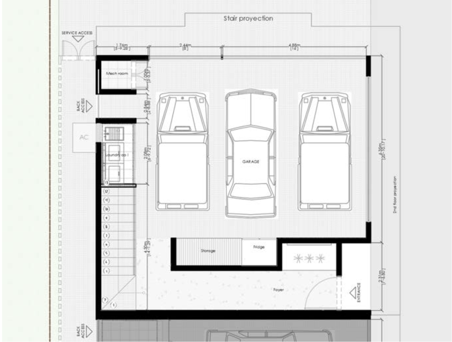 Floor Plan — Model I · 1st Floor · V1