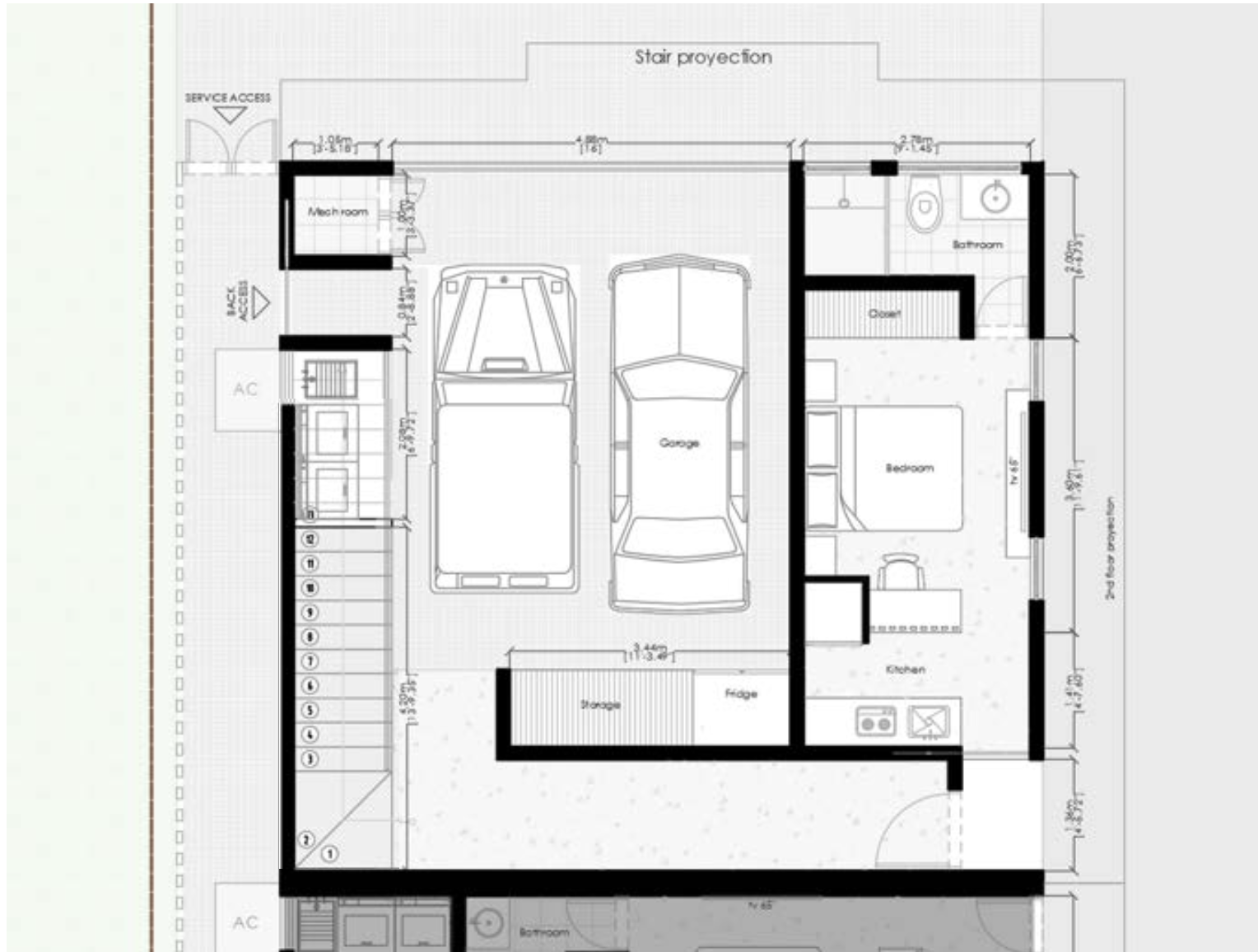 Floor Plan — Model I · 1st Floor · V2